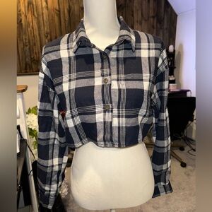 Cropped flannel